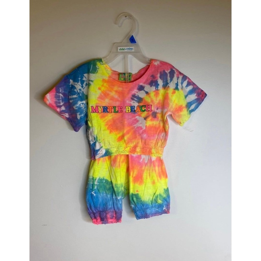 Myrtle Beach Tie‎ Dye Crop Top and Short Set
